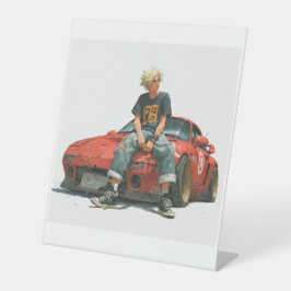 expositor en l de coche modificado sockelschild