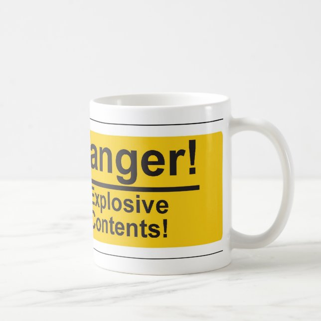Exposive Inhalt Kaffeetasse (Rechts)