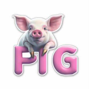 Express avec Stickers Cochon