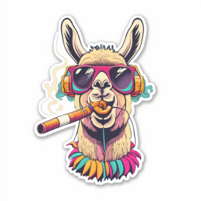 Express avec Stickers Llama Vinyl (Devant)
