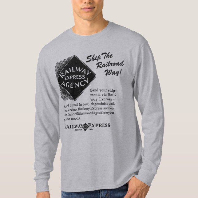 Express de chemin de fer - embarquez le T-shirts (Devant)