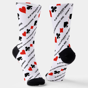 Express Deine rational side Play Duplicate Bridge Socken