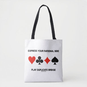 Express Deine rational side Play Duplicate Bridge Tasche