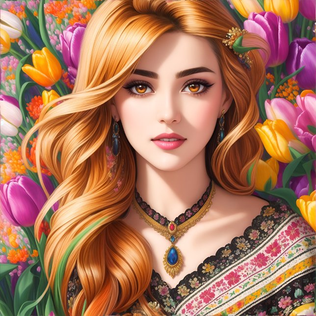 Express Deine tiefen Gefühle der Liebe mit Blume - T-Shirt (Von Creator hochgeladen)