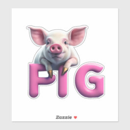 Express Dich mit Schweineklebern Aufkleber