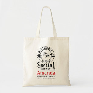 Express du pôle Nord Sac fourre-tout personnalisé