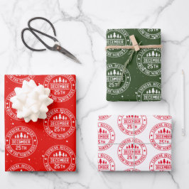 Express-Lieferung vom Nordpol Geschenkpapier Set