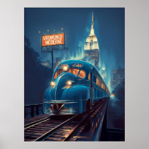 Express Metropolis | Train Art Déco New York