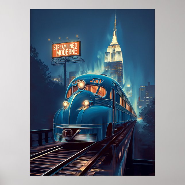 Express Metropolis | Train Art Déco New York (Devant)