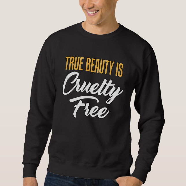 Express your feelings about animal treatment sweatshirt (Vorderseite)