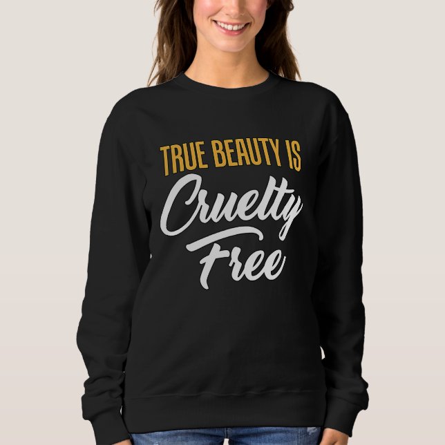 Express your feelings about animal treatment sweatshirt (Vorderseite)