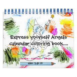 Express Yourself™ Angel Calendrier Coloriage Liv