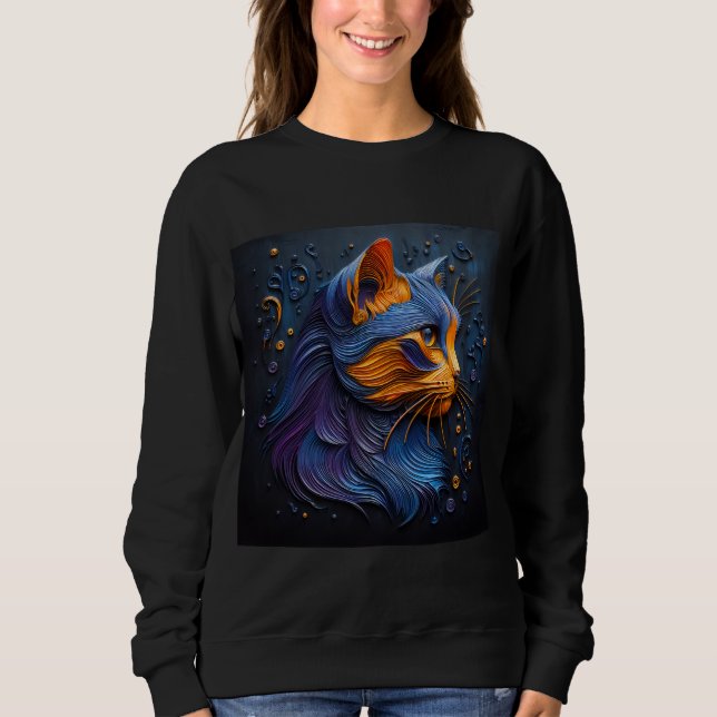 Expression artistique Sweatshirt féminine 11 (Devant)