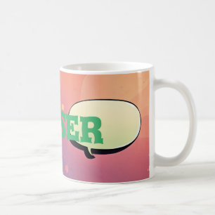 "Expression de fermeture haut : Mug de texte perso