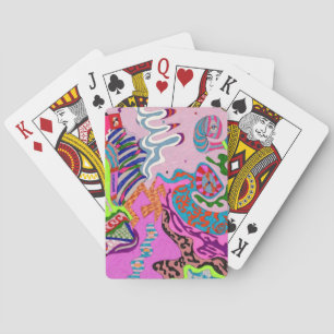 "Expression Fantastic" Abstrakte Kunst Spielkarten