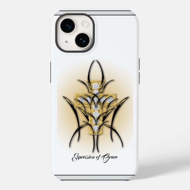 "Expression of Grace", Apple iPhone 14 Fall Case-Mate iPhone 14 Hülle (Rückseite)