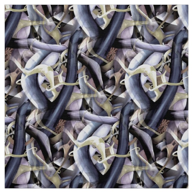 Expressionismus Abstraktes optisches Illusionsmust Stoff (Muster)