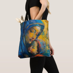 Expressionismus Maria und Jesus Tasche