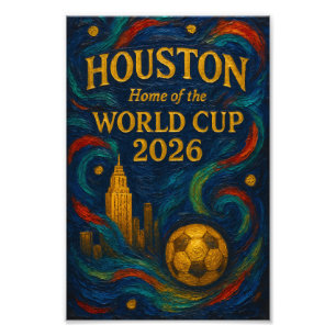 Expressionistische Houston-Weltmeisterschaft Deep  Fotodruck