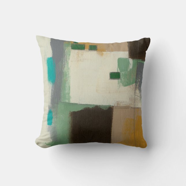 Expressionistische Malerei mit starken Pinselstric Kissen (Vorderseite)