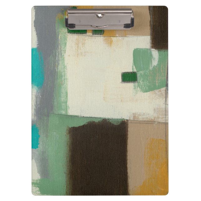 Expressionistische Malerei mit starken Pinselstric Klemmbrett (Vorderseite)
