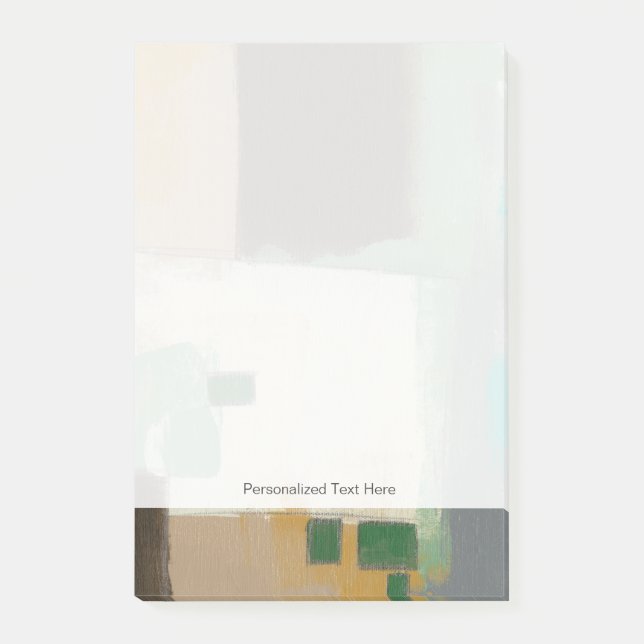 Expressionistische Malerei mit starken Pinselstric Post-it Klebezettel (Vorderseite)