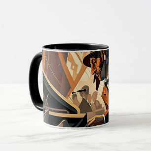 Expressions de Mug de Jazz