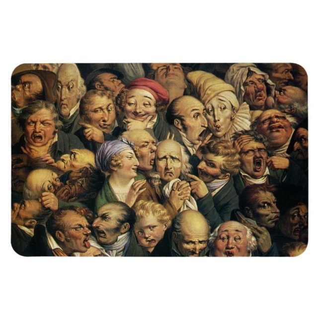 Expressions-Magnet von Daumier Magnet (Horizontal)