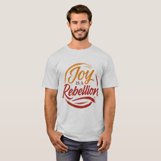 "Expressive Kalligraphie T - Shirt - Freude ist ei