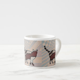 Expresso Chat de fantaisie vous regardant tasse en