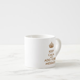 Expresso Faites vos propres garder la tasse calme de café