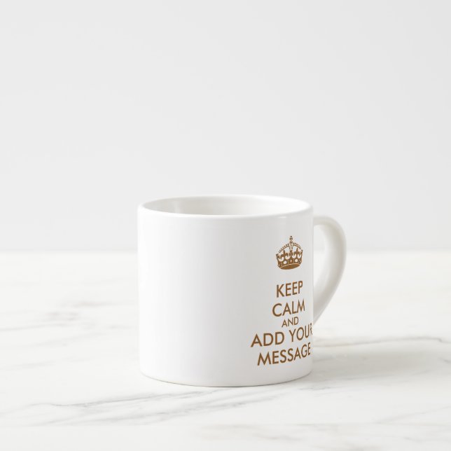 Expresso Faites vos propres garder la tasse calme de café (Devant droit)