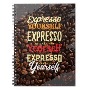 Expresso-Kaffee Notizblock