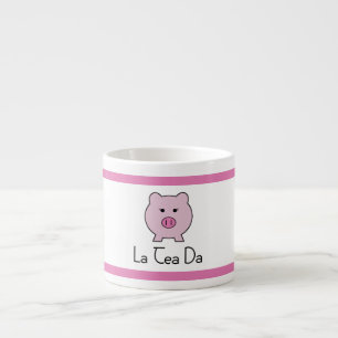 Expresso Sadie la tasse rose de service à thé du porc  