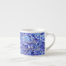 Tasse à espresso Blue Hydrangea