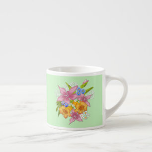 Expresso Tasse à espresso bouquet printanier
