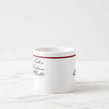 Tasse à espresso - Une citation de Poe