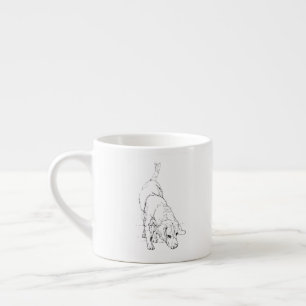 Expresso Tasse Beagle – Mug à café avec chien en encre dess