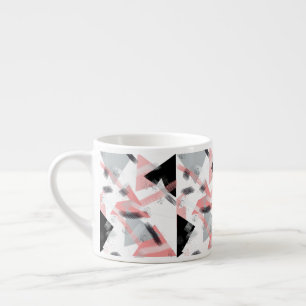 Expresso Tasse de café à motif de pyramide triangulaire d'a