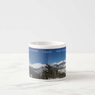 Expresso Tasse de café express de parc national de montagn