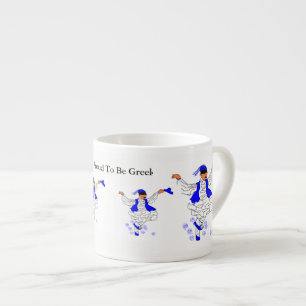 Expresso Tasse de café express fière d'être grec