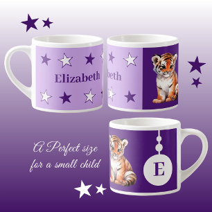Expresso Tasse de tigre pour enfants nom personnalisé viole