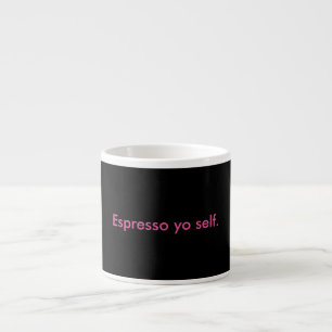 Expresso Tasse d'individu de Yo de café express