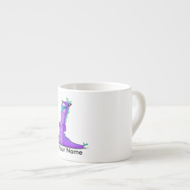 Expresso Tasse personnalisée de café express avec "L" (Devant droit)