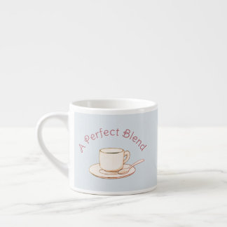 Expresso Une tasse à café crème élégante mélange parfait