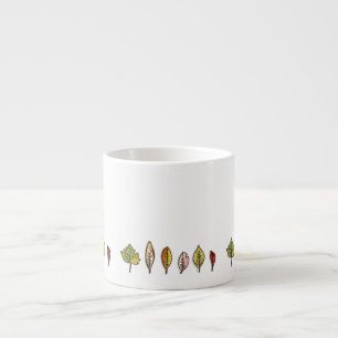 Expresso une tasse de feuille