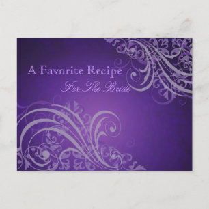 Exquisit Barock Lila Brautparty Rezept Karte