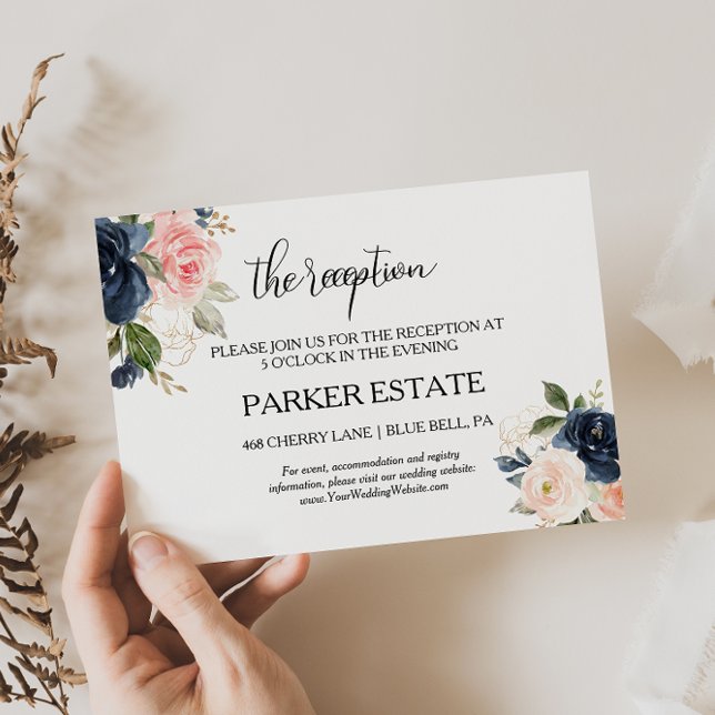 Exquisite Fall Floral Hochzeitskarte Einladung (Von Creator hochgeladen)