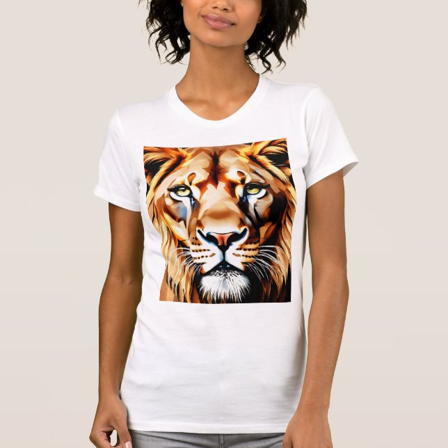 "Exquisite Realismus: Intricate Loin Design enthül T-Shirt (Vorderseite)