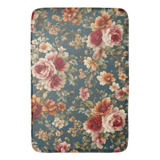 Exquisite romantische Rose und wunderschöne Blume Badematte